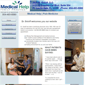 Tablet Screenshot of medicalhelpforpain.com